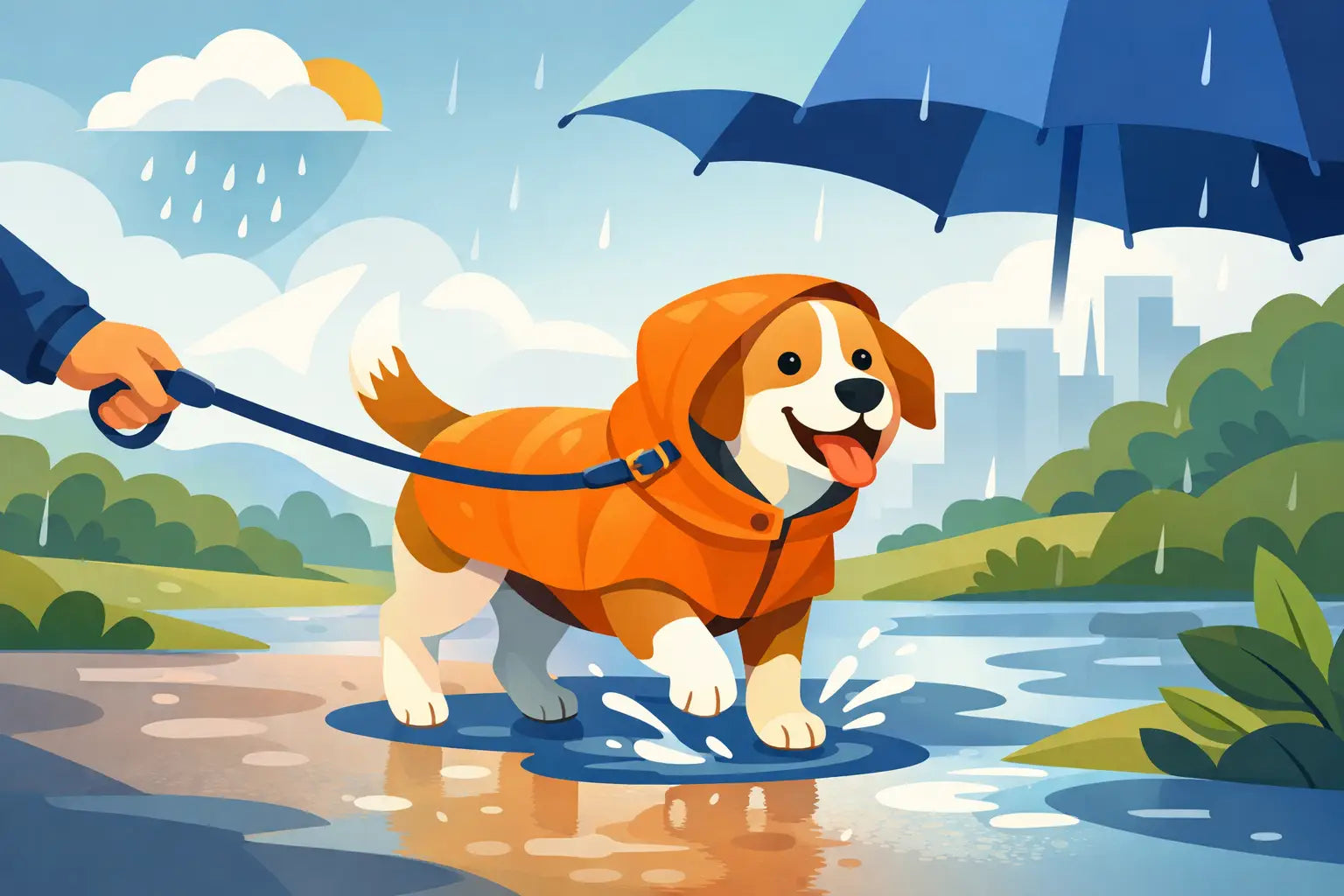 Best Dog Rain Coat for Dry, Happy Walks
